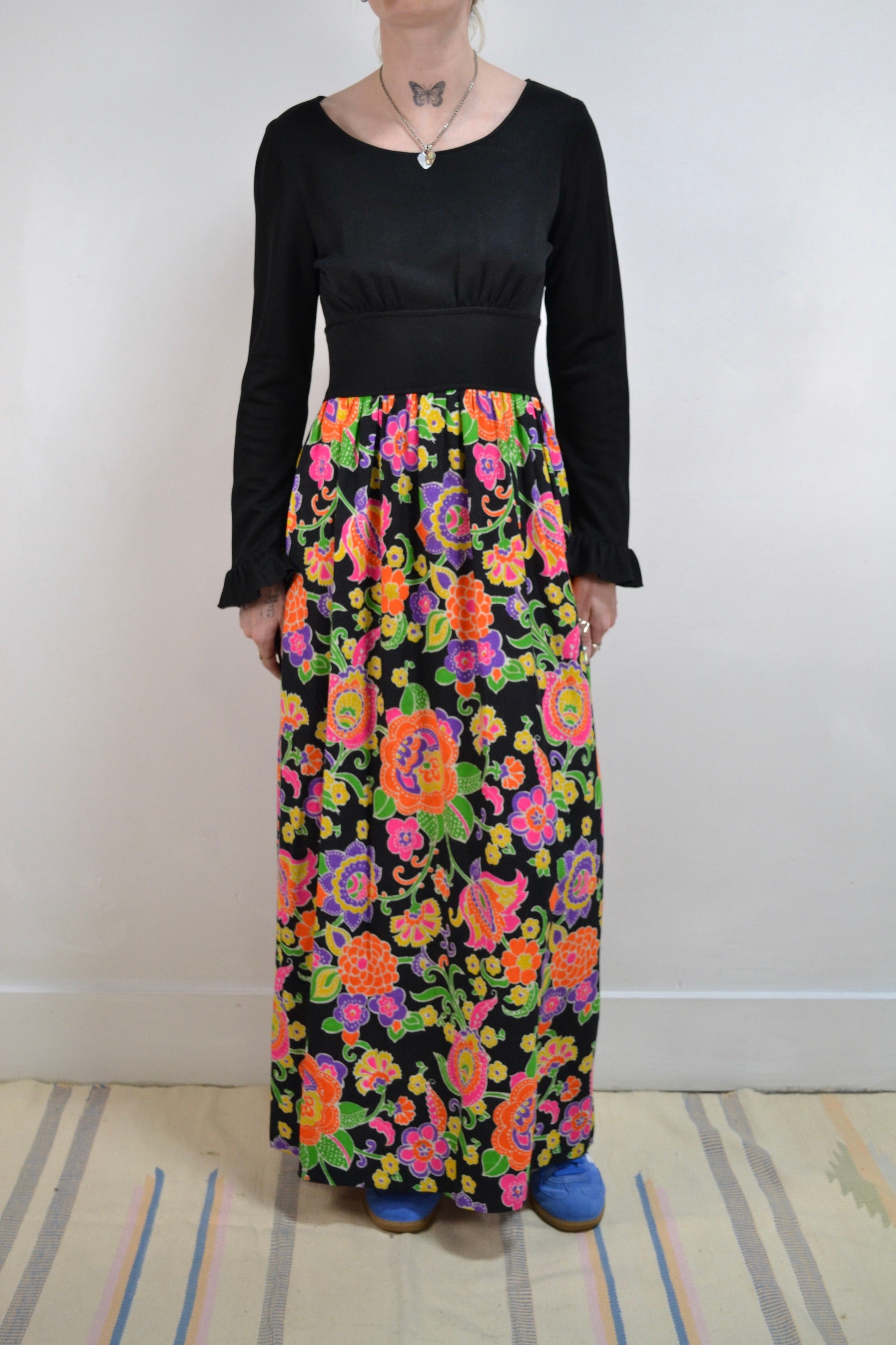 Neon Floral Maxi