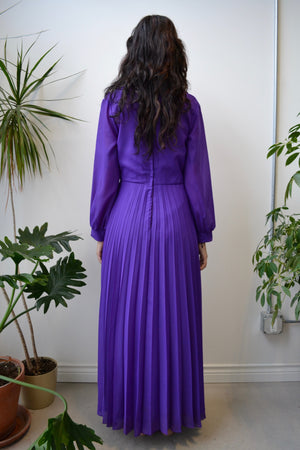 70s Royal Purple Maxi