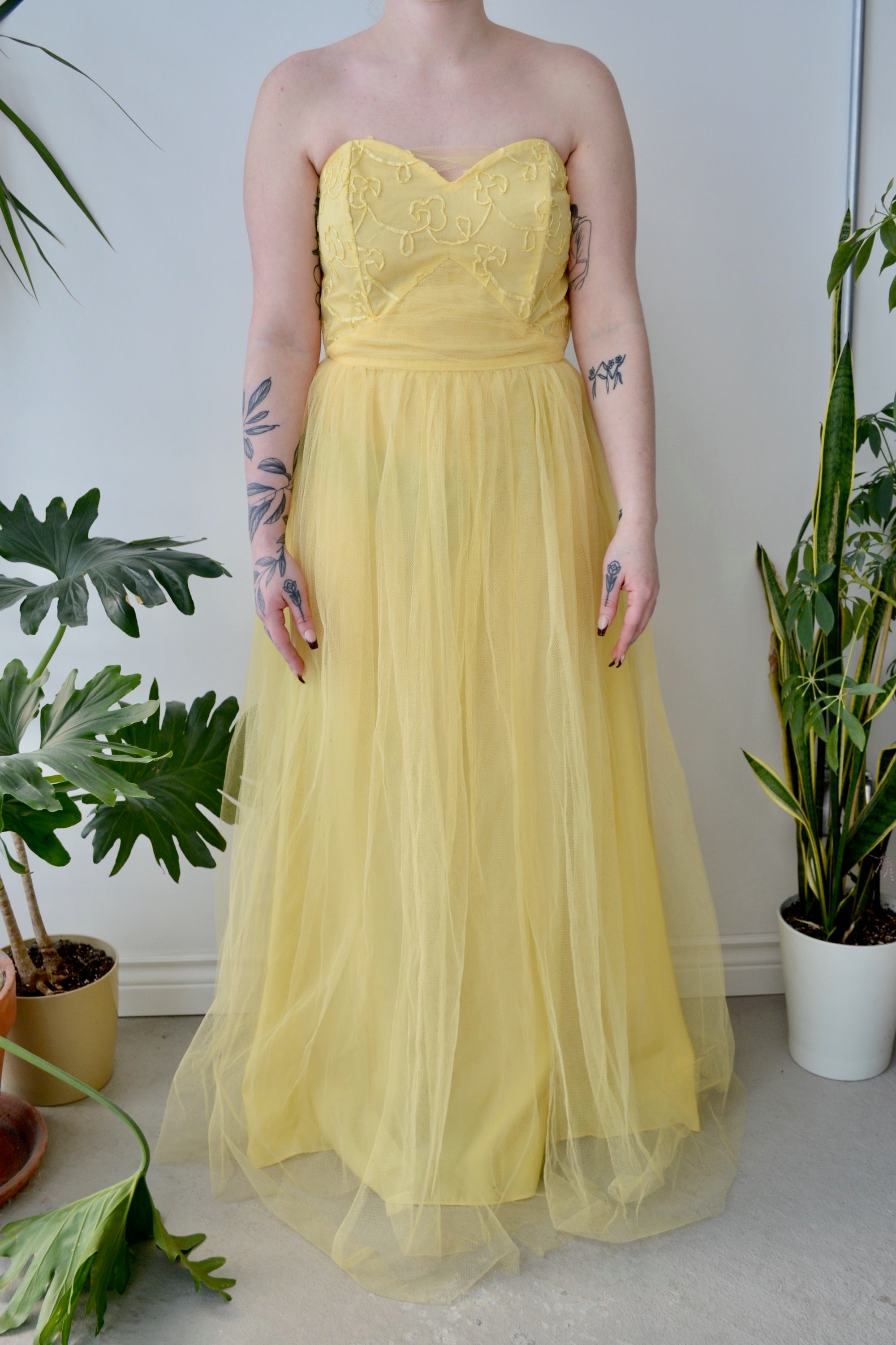 Pale Gold Party Dress