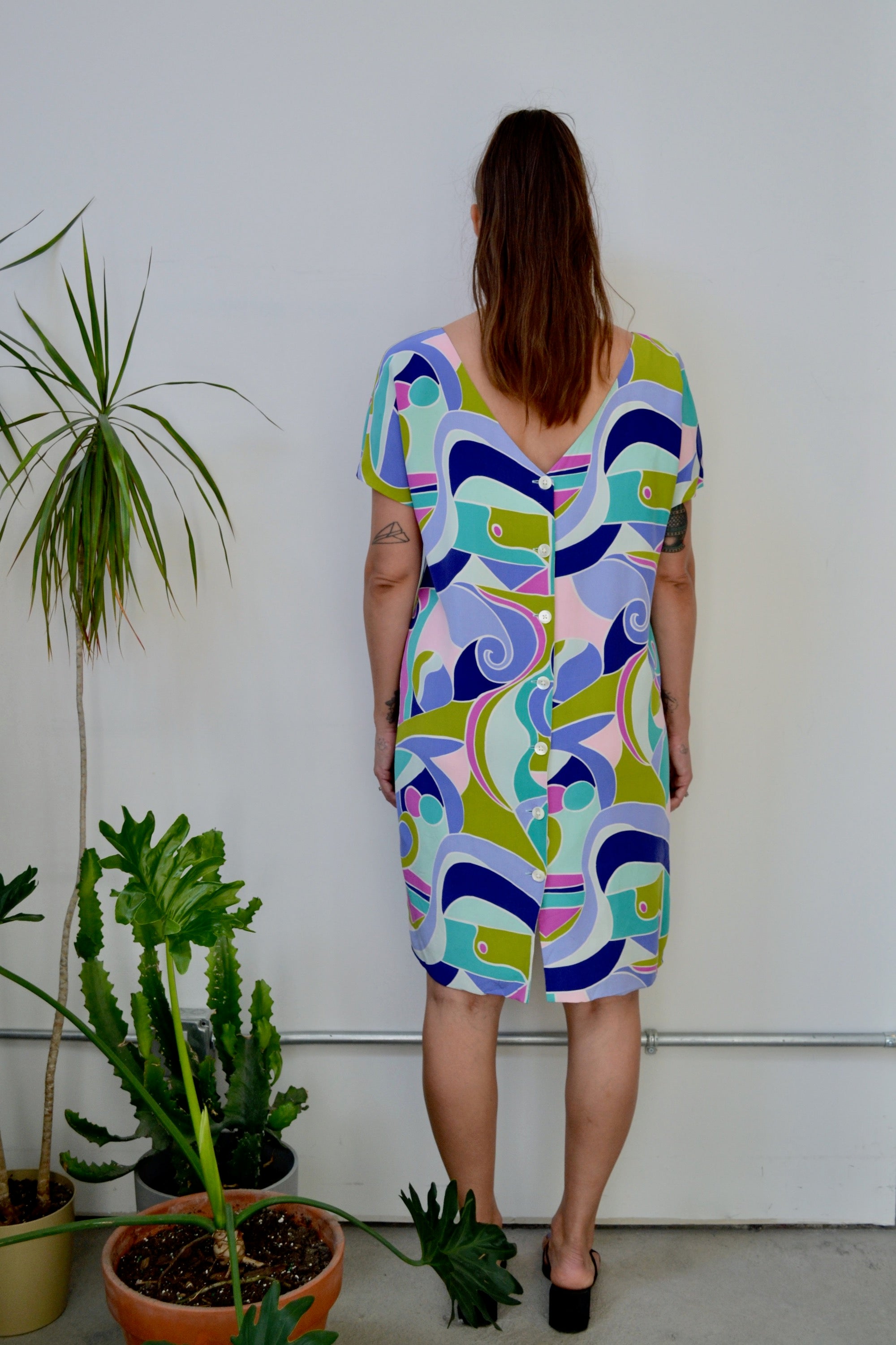 Silk Backwards Dress