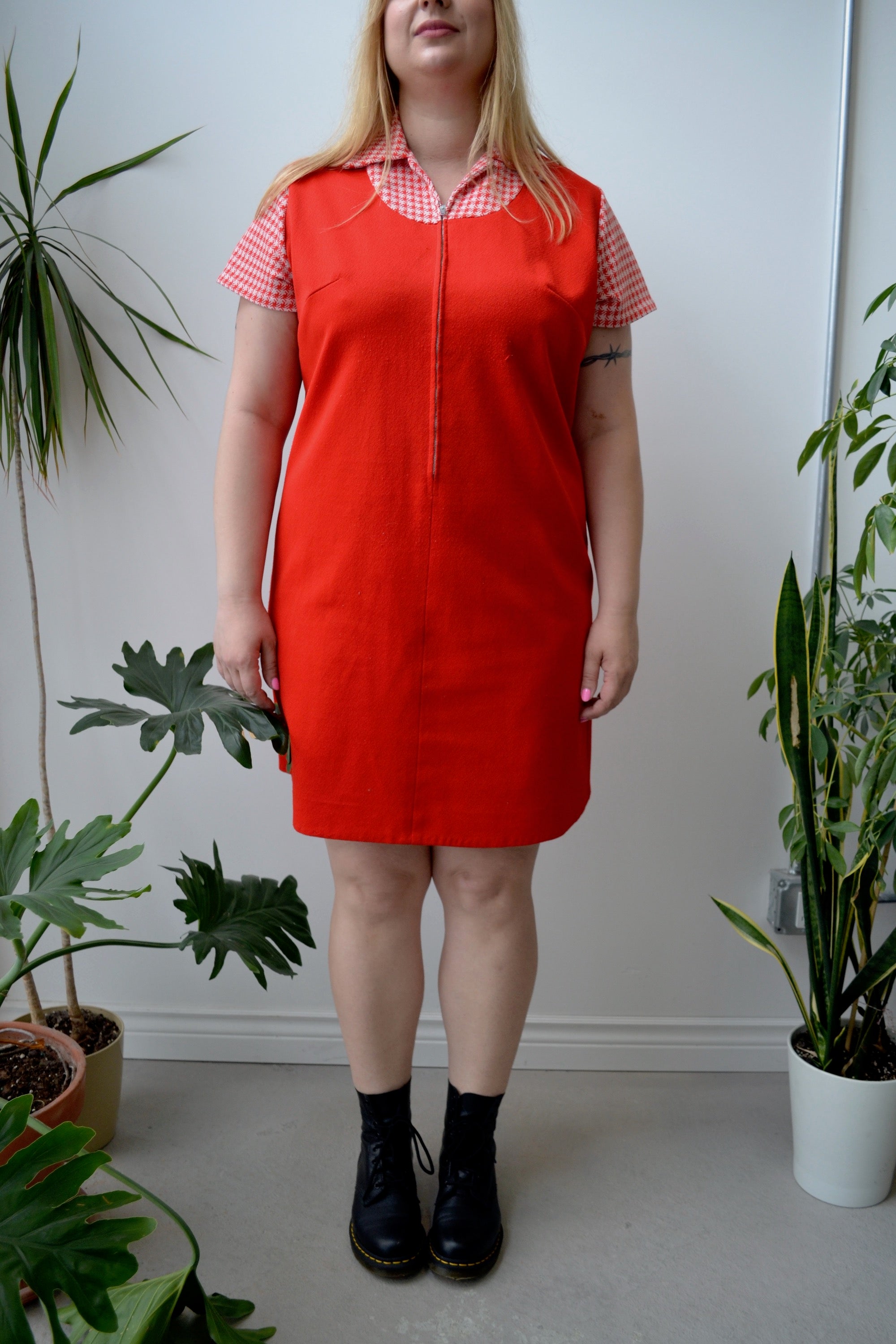 Tomato Shift Dress