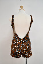 Adorable Seventies Floral Swim Suit