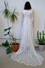 Sixties Lace Wedding Gown