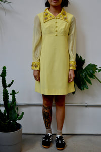 Gem Collar Sixties Dress