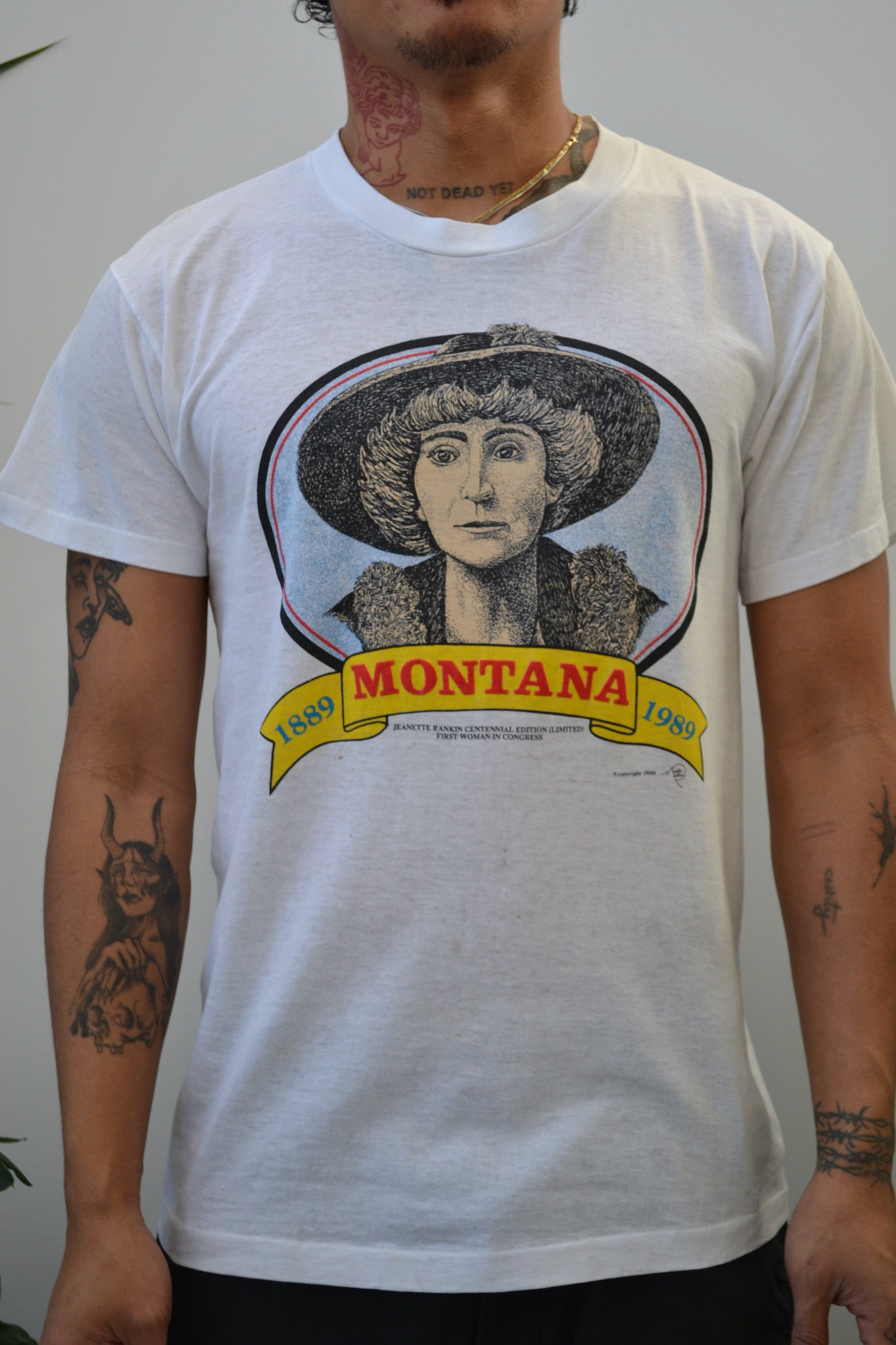 1988 Jeanette Rankin First Woman in Congress Tee