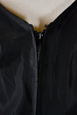 50s Black Taffeta Party Dress