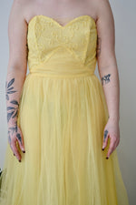 Pale Gold Party Dress