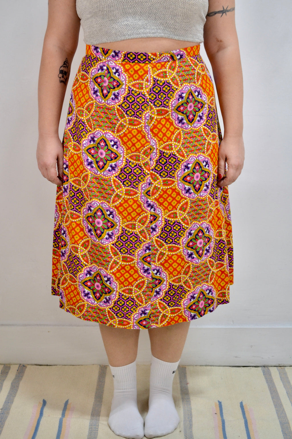 70s Abstract Skirt