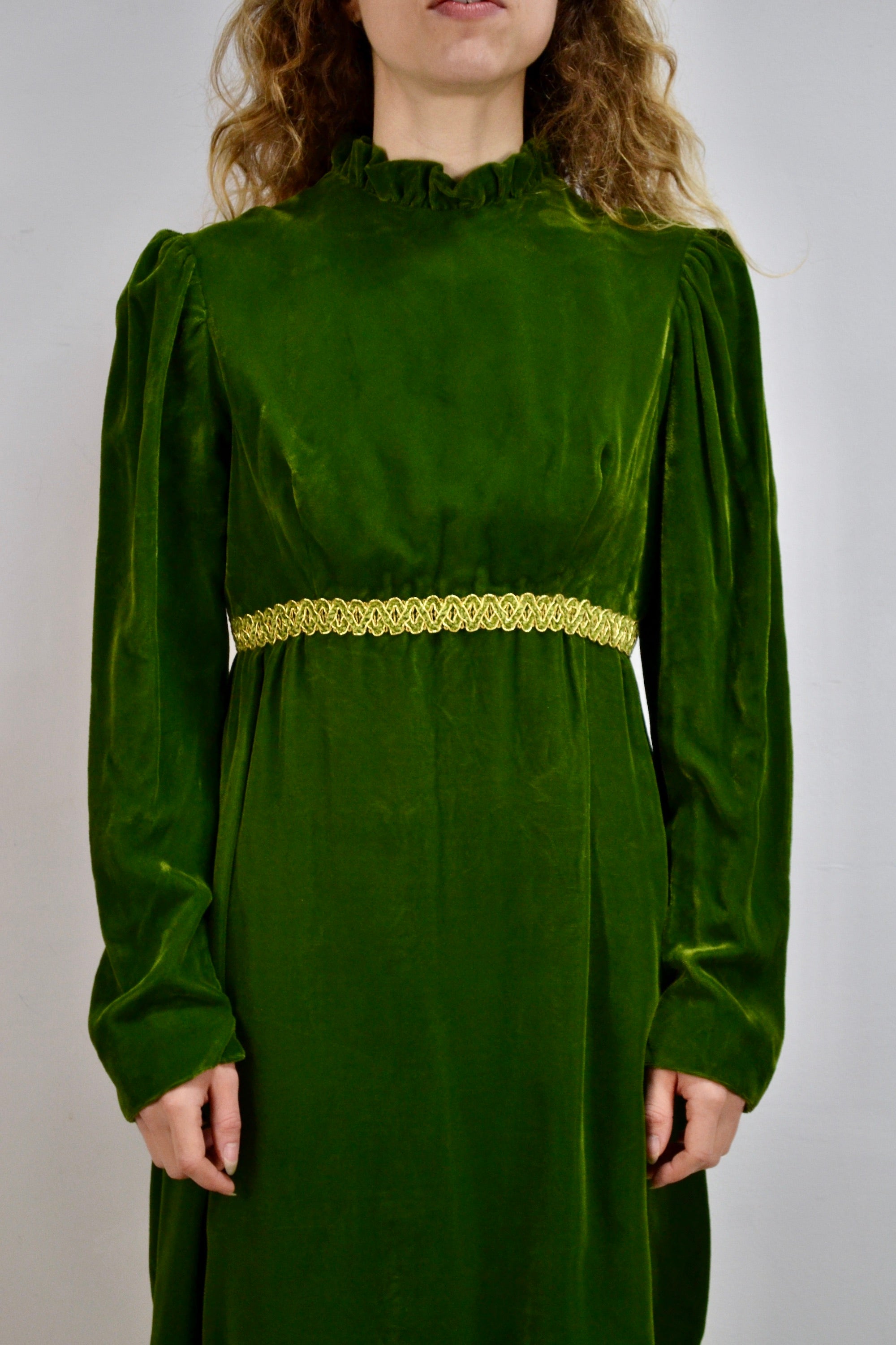 Sixties Olive Green Velvet Dress Community Thrift and Vintage Sixties Olive Green Velvet Dress Community Thrift and Vintage