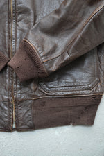 WWII USN Leather Flyer Jacket