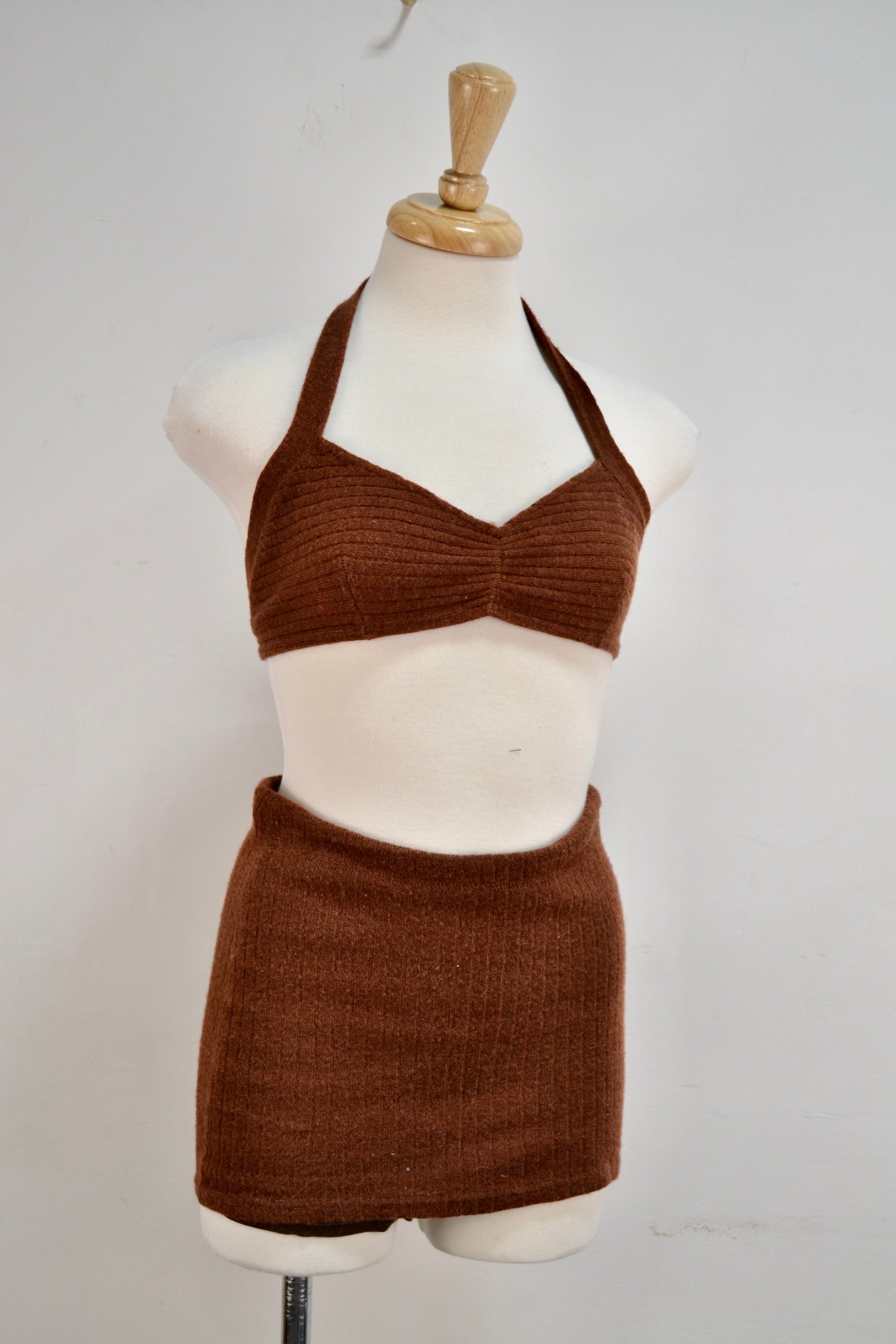 Fifties Sun Goddess Knit Playsuit