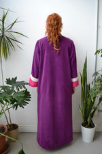 70s Magenta Mod Robe