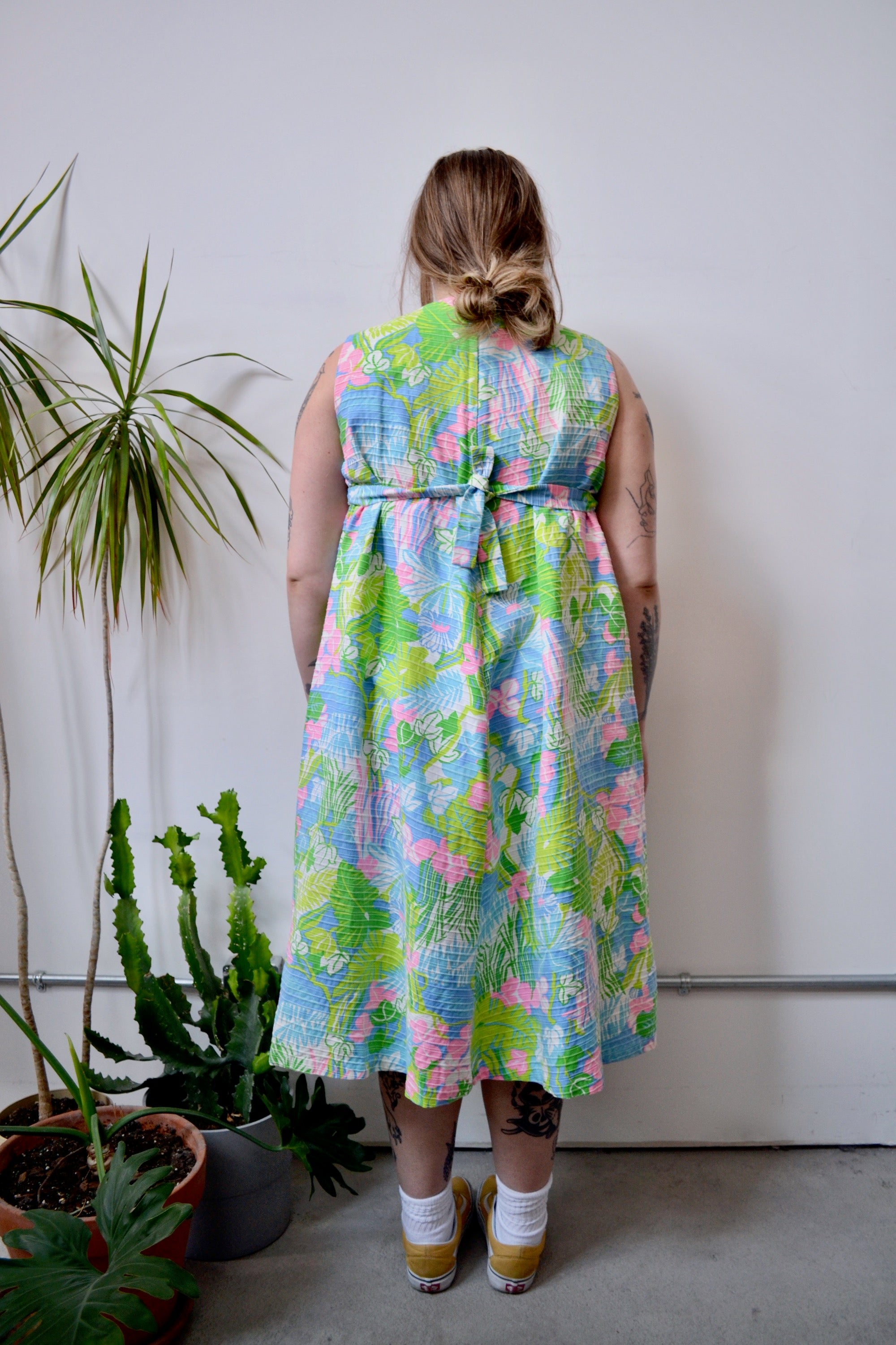 Sixties Floral Summer Dress