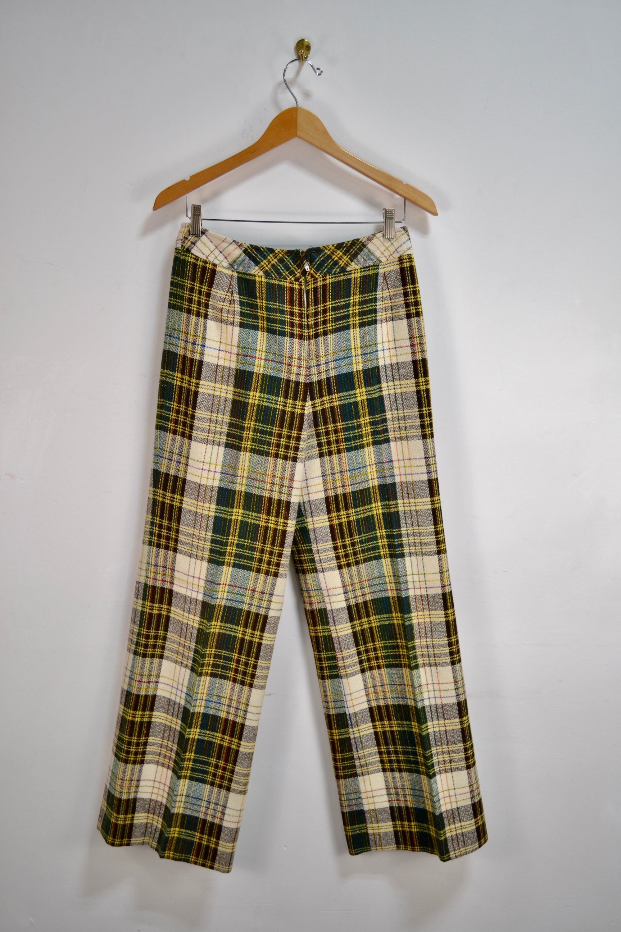 Seventies Plaid Trousers