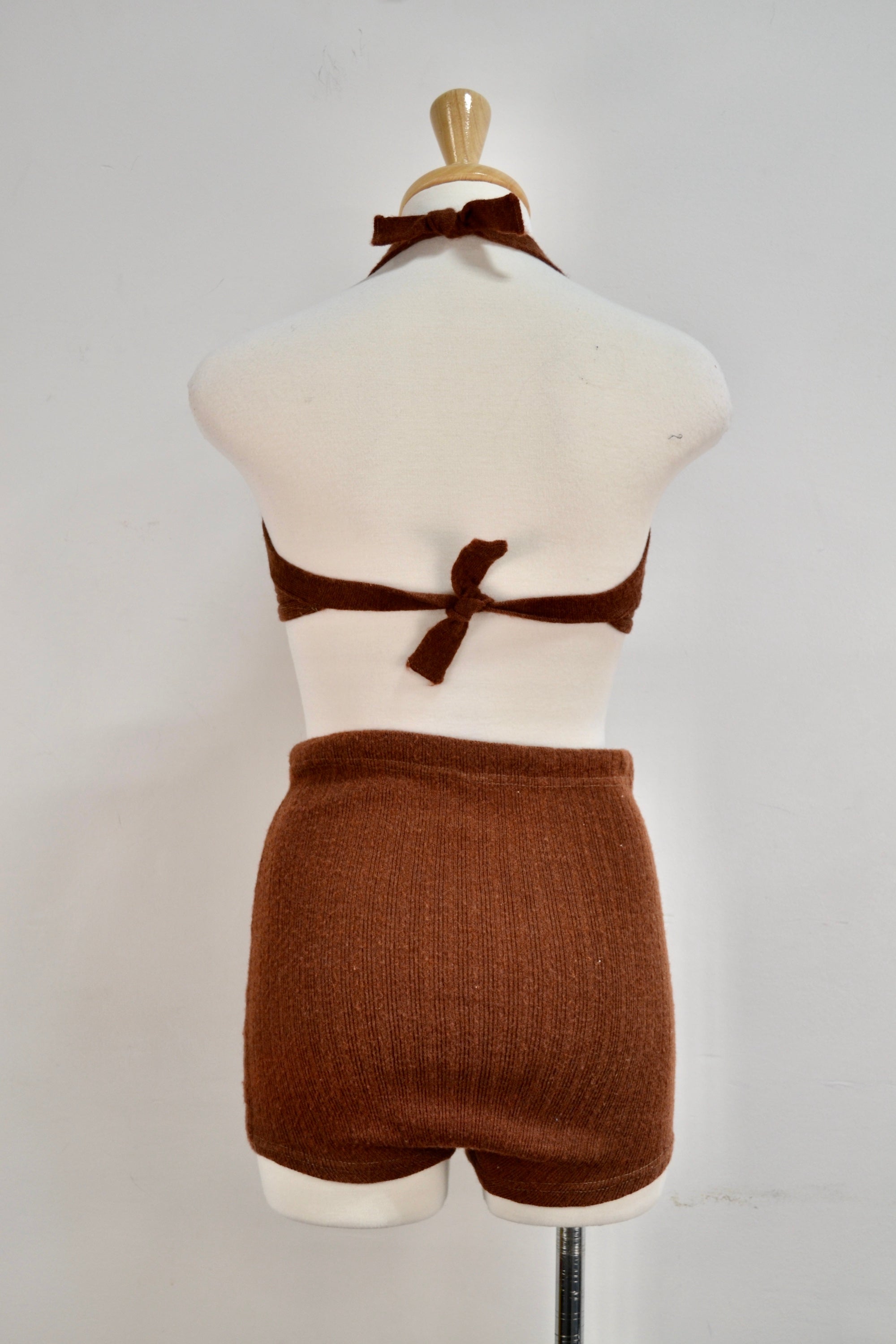 Fifties Sun Goddess Knit Playsuit