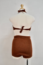 Fifties Sun Goddess Knit Playsuit