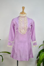 Femme Austin Powers Lilac Mini Dress