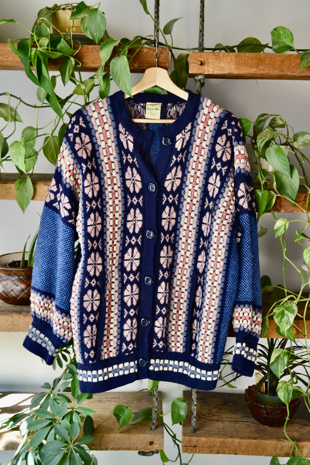 Suzie Bee Knit Wool Cardi