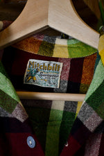 Fifties Plaid Wool Button Up