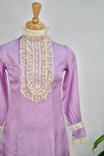 Femme Austin Powers Lilac Mini Dress