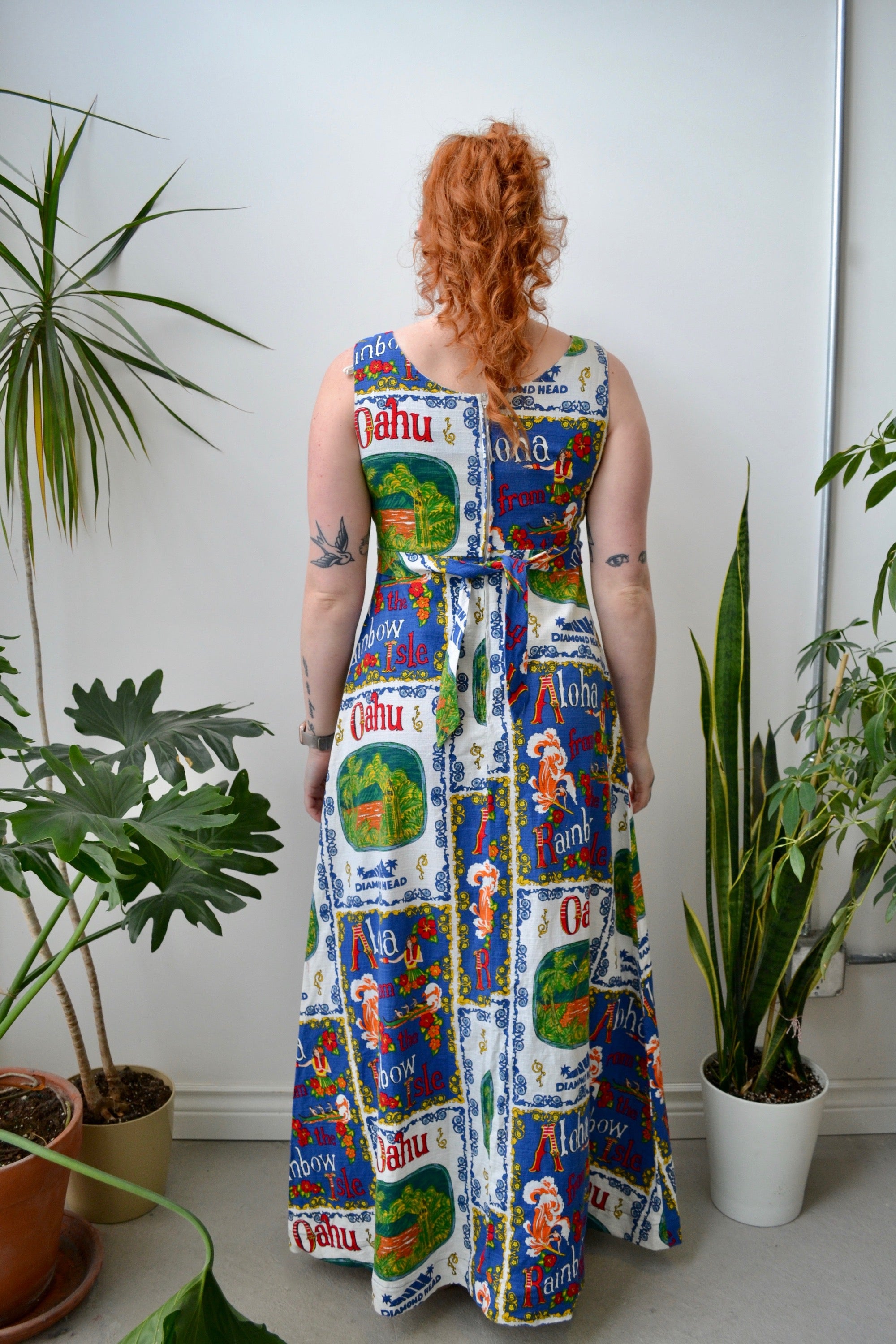 70s Rai Nani Rainbow Isle Dress