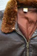 WWII USN Leather Flyer Jacket