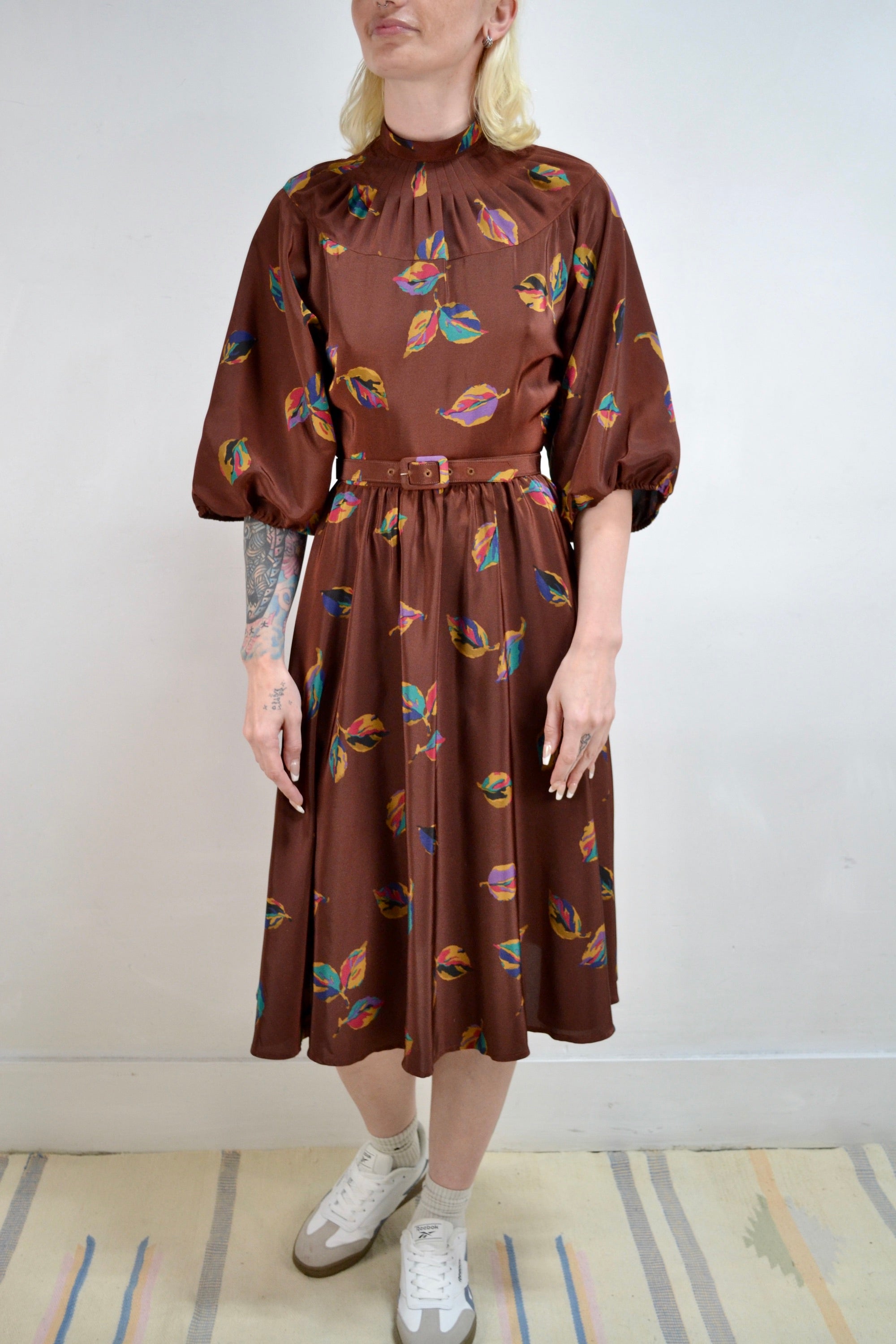 Botanical Belted Dress