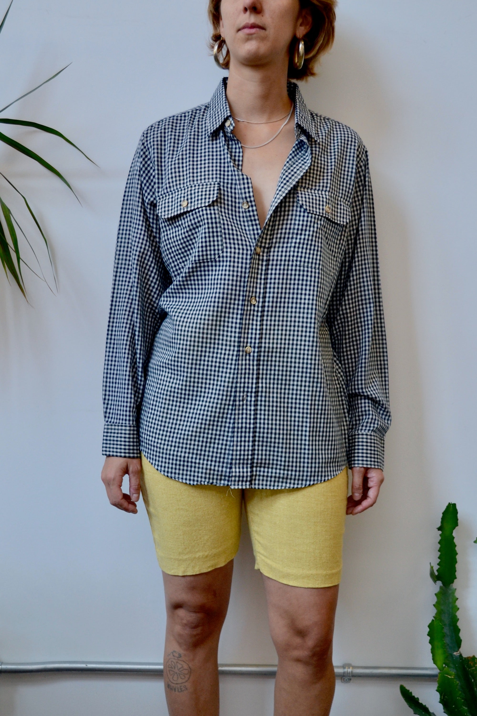 Seventies Lee Gingham Button Up