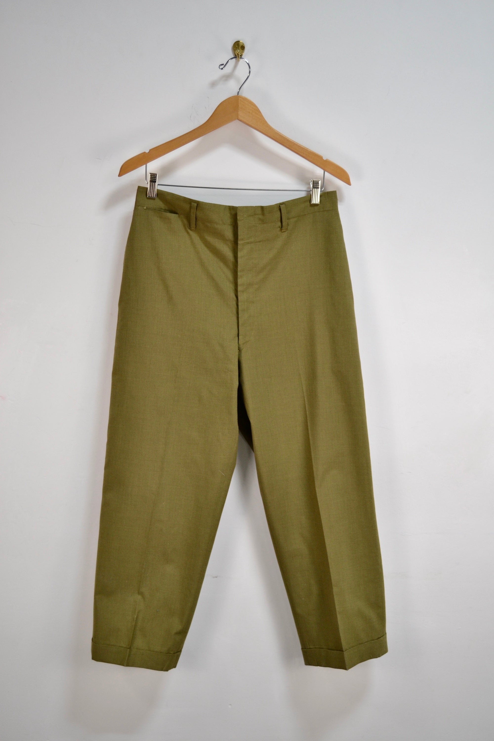 Vintage Olive Green Trousers