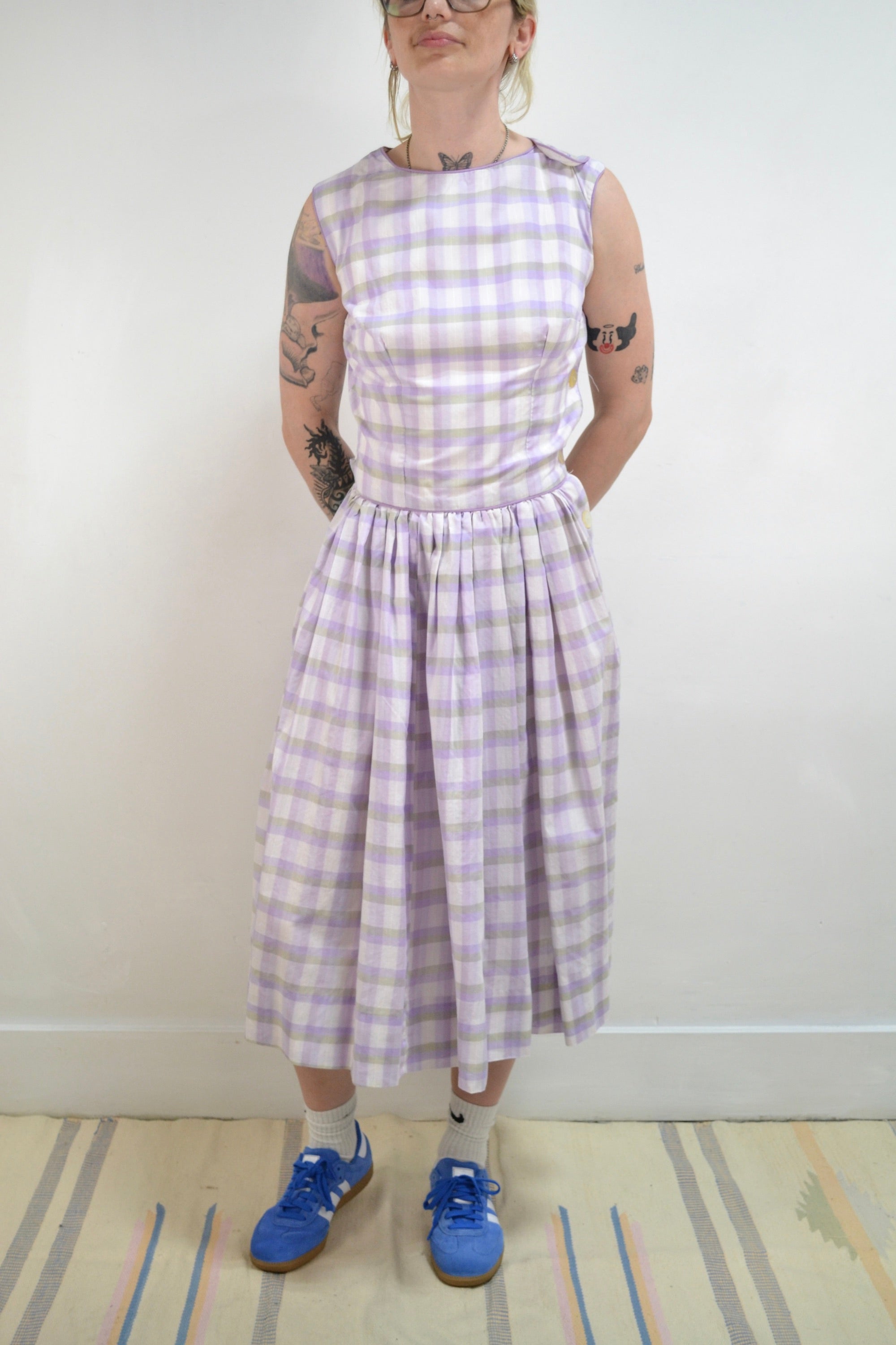 Plaid Lilac Day Dress