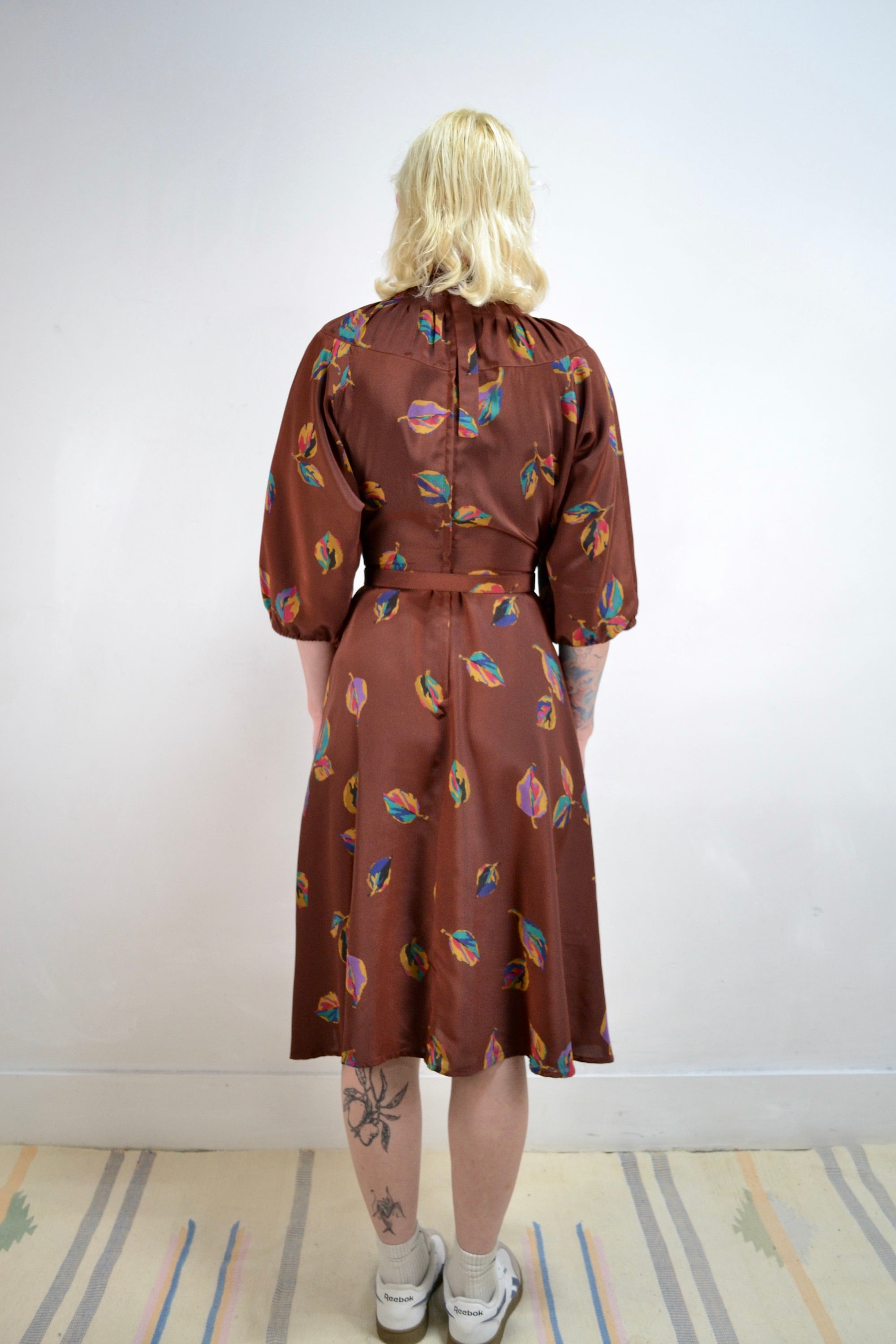 Botanical Belted Dress