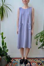 Lavender Raw Silk Dress