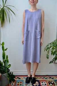 Lavender Raw Silk Dress