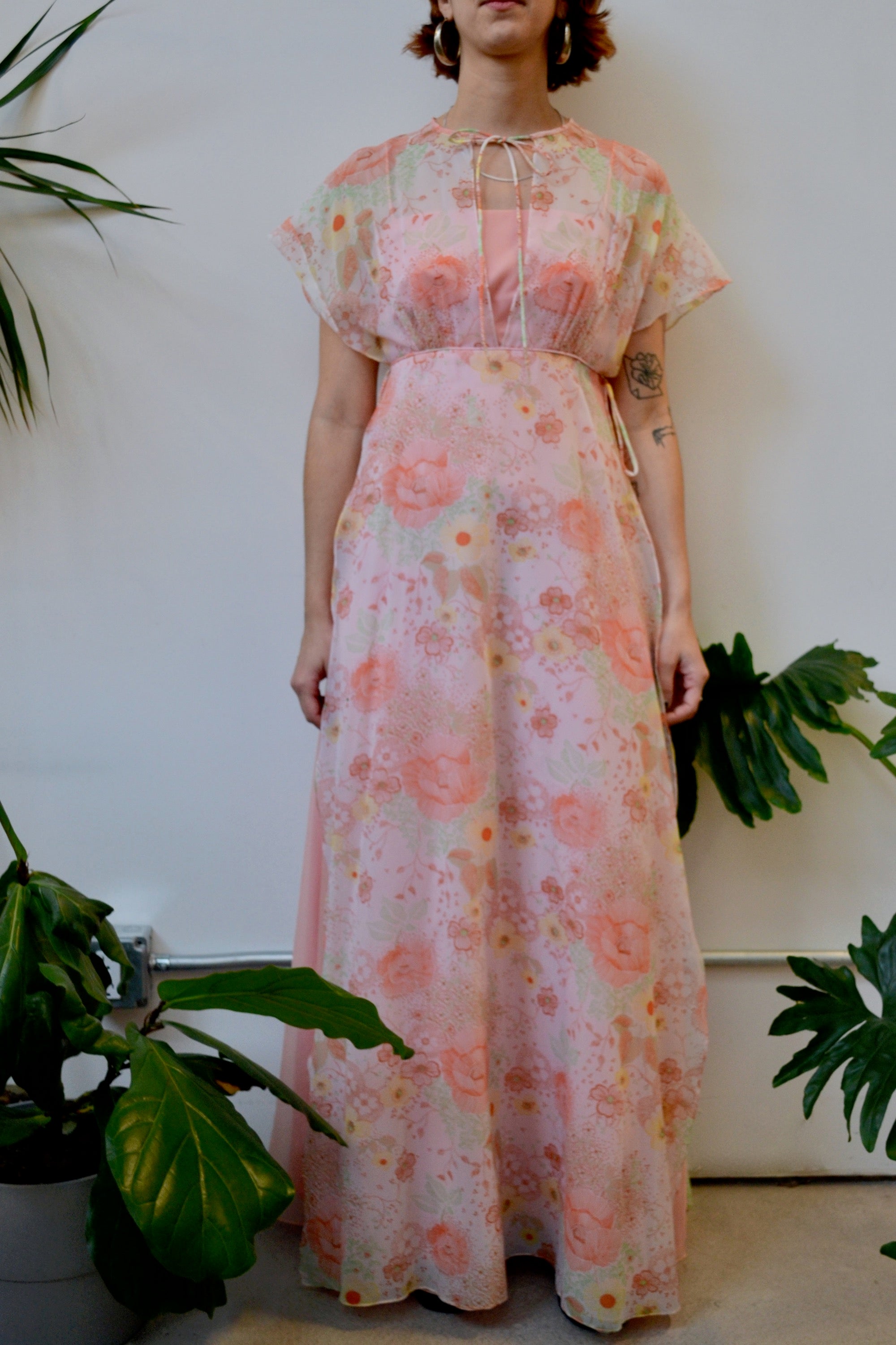 Pink Garden Tea Party Dress