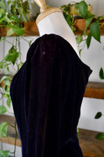 Dark Plum Velvet Dress