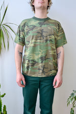 Single Stitch Camo Tee