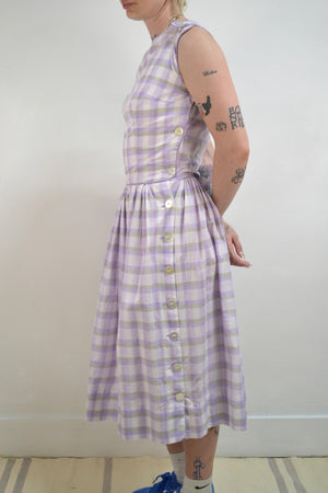 Plaid Lilac Day Dress