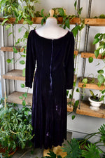 Dark Plum Velvet Dress