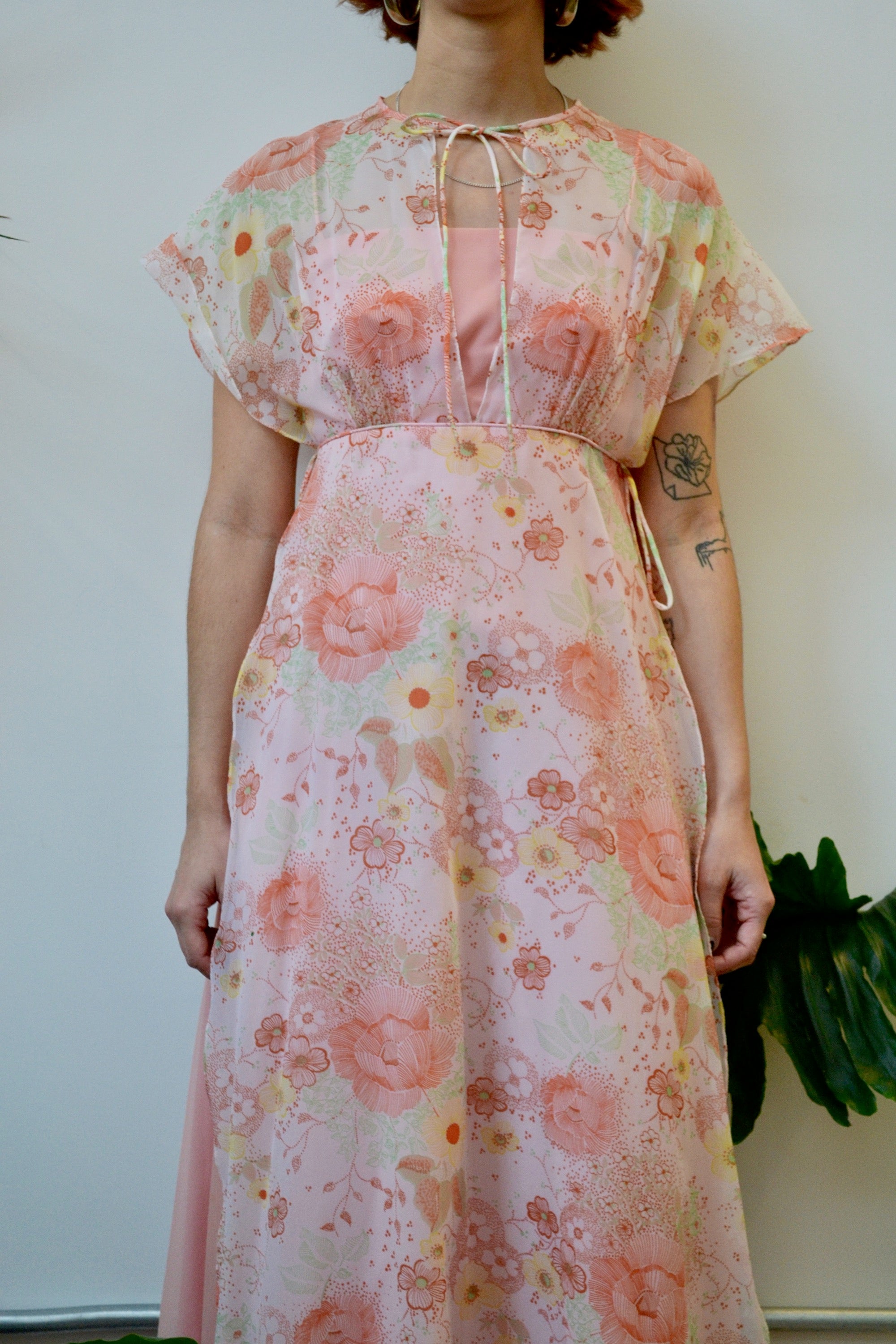 Pink Garden Tea Party Dress