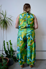 Sixties Abstract Wide Leg Jumpsuit