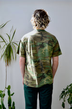 Single Stitch Camo Tee