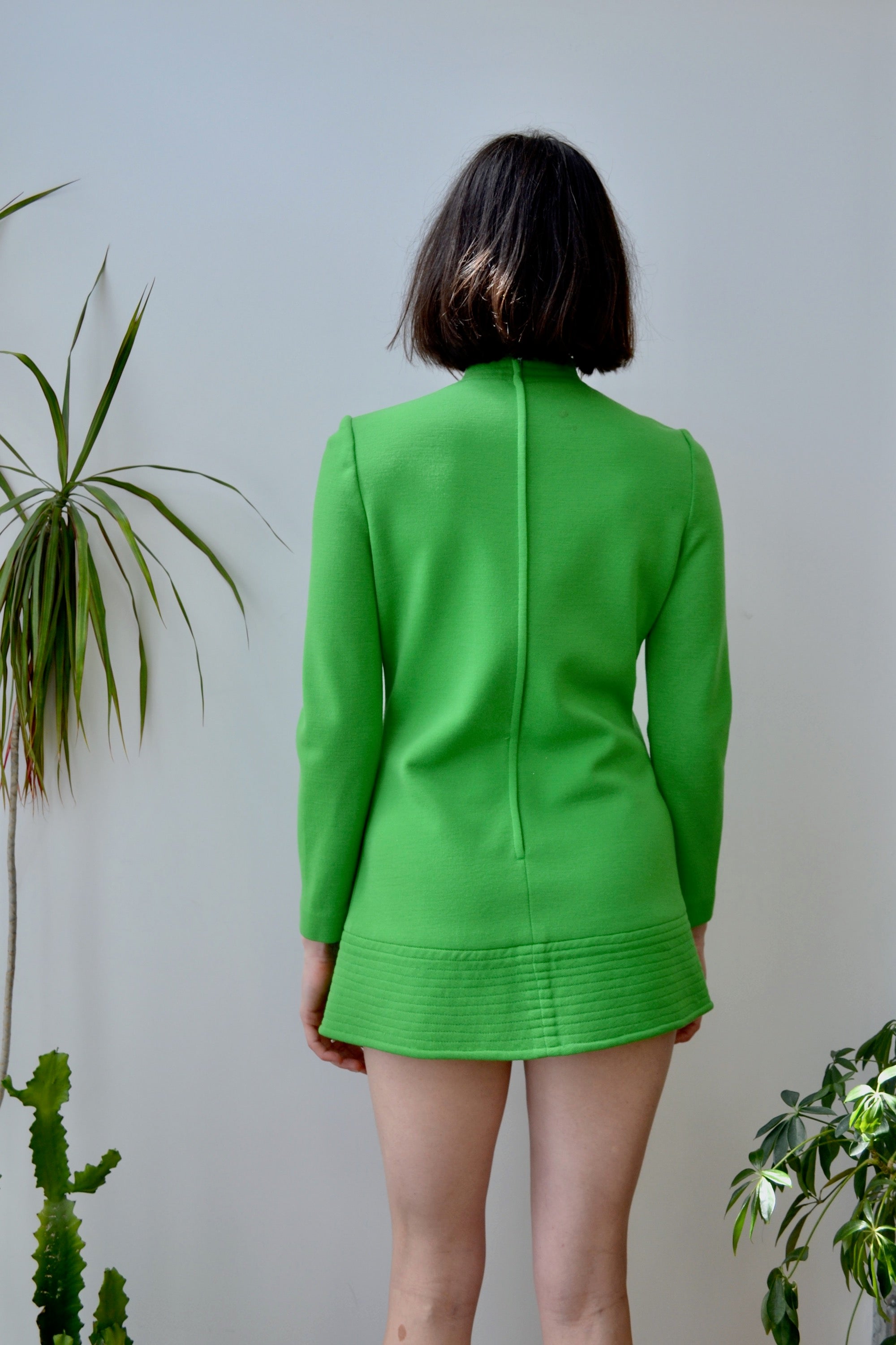 Lime Mod Mini Dress