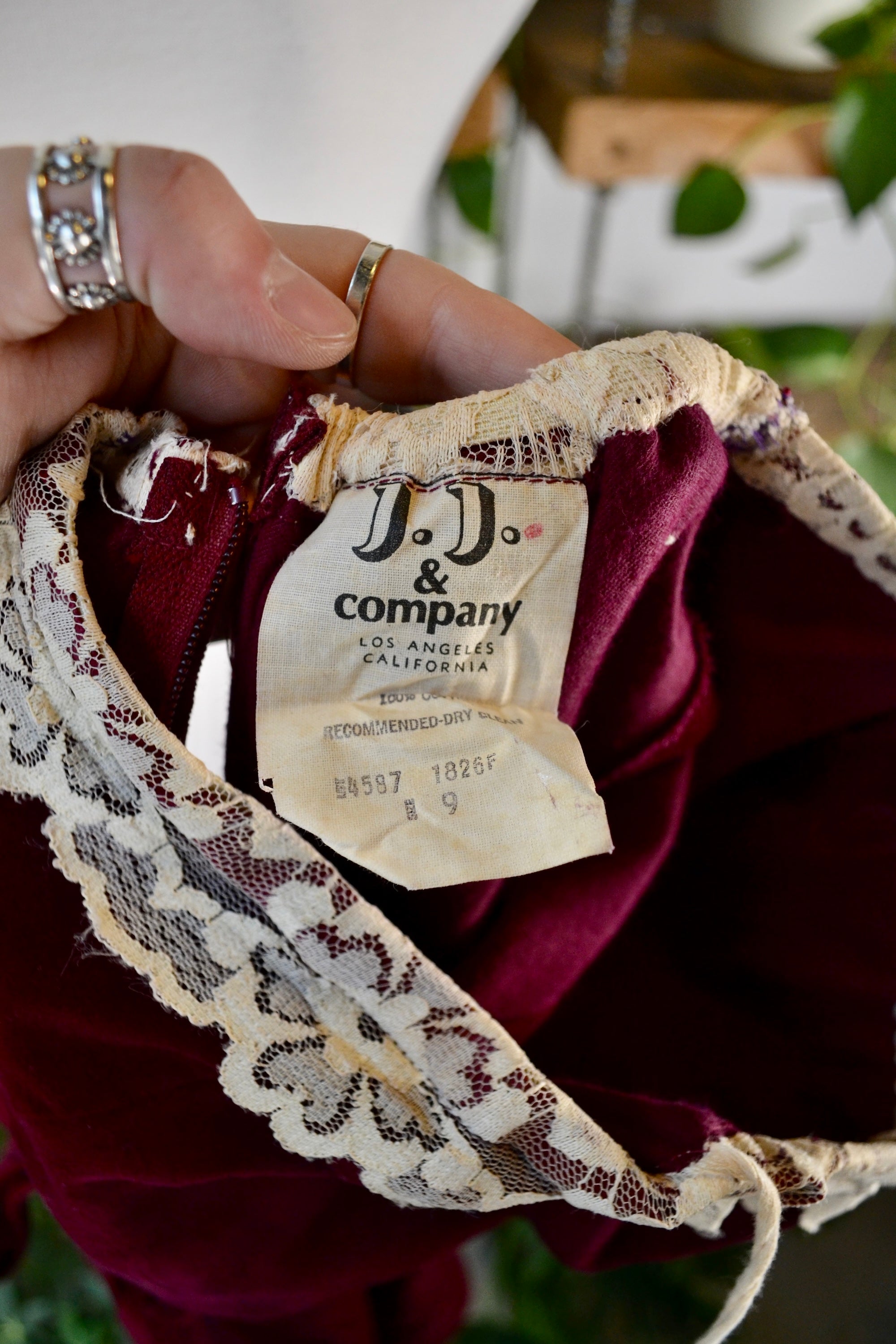 70s Burgundy Velvet Strapless Wiggle Dress