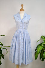 50s Betty Barclay Cotton Day Dress