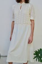 Cream Knit Dress