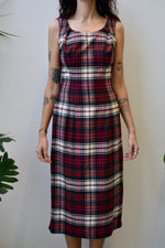 Adorable Plaid Wiggle Dress