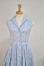 50s Betty Barclay Cotton Day Dress