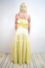 Lemon Sherbert Tiered Maxi