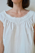 Monogrammed Antique Linen Nightgown