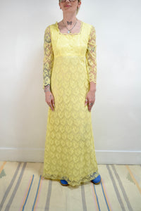 Lemon Lace Maxi